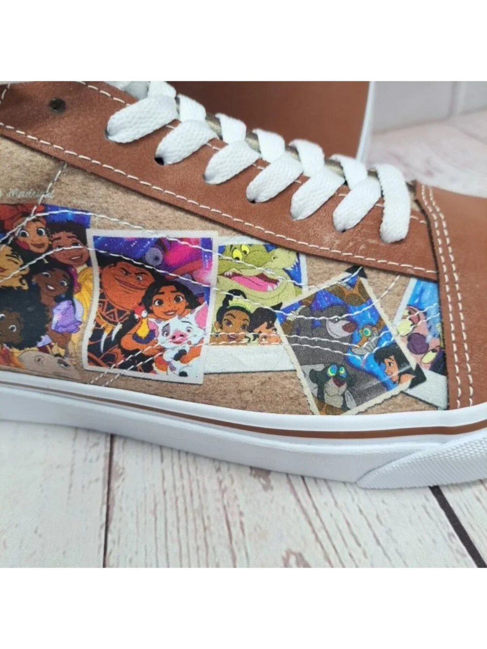 Vans X Disney Old Skool Shoes 100 Scrapbook Multi Sneaker Mens‎ 12, New